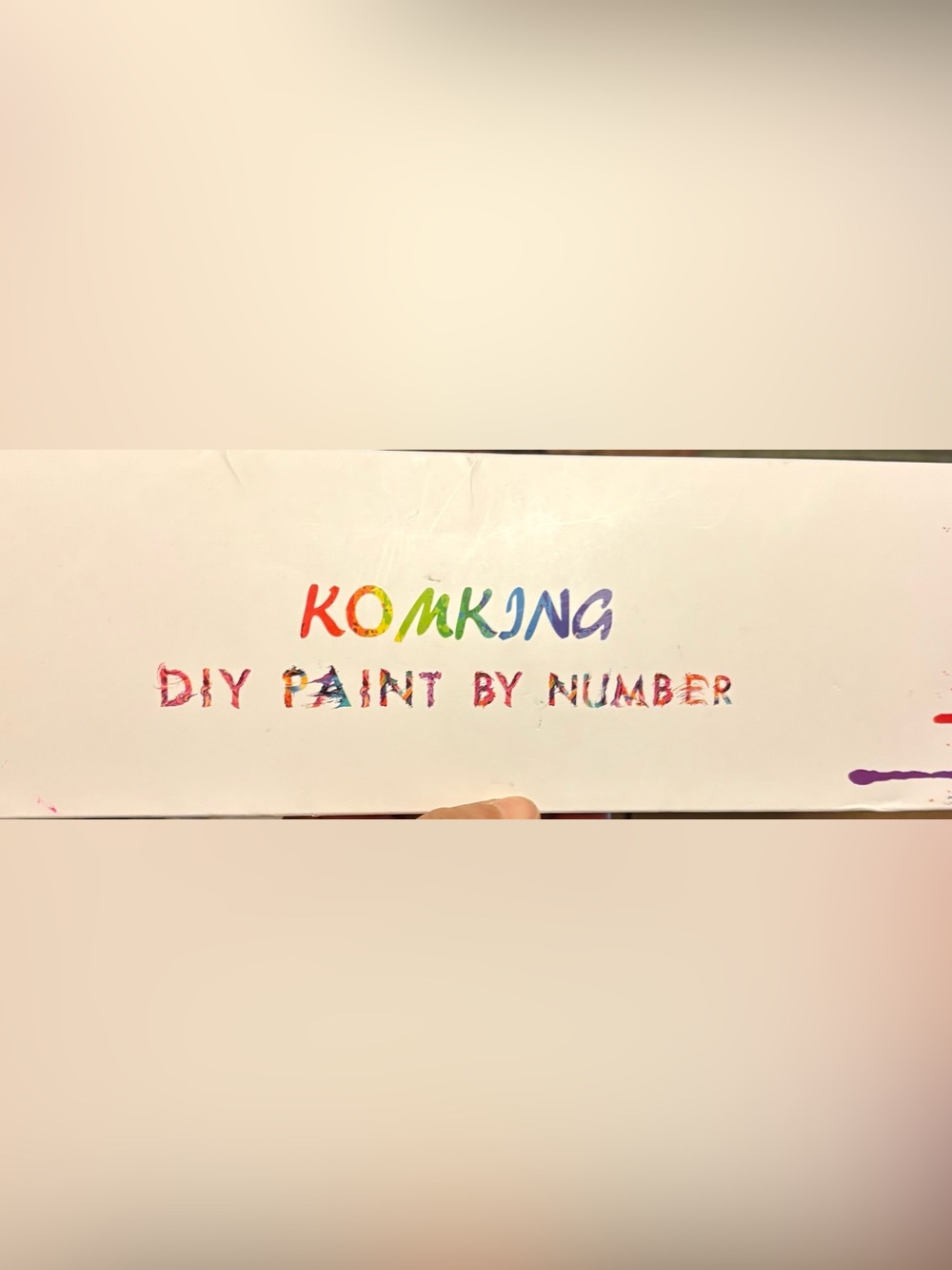 Paint by number kit